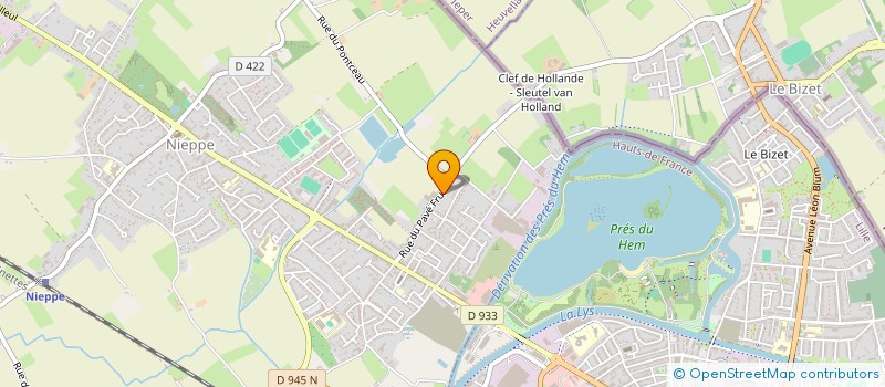 localisation de l'entreprise 920 105 178   NIEPPE