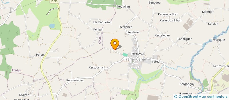 localisation de l'entreprise 920 110 509   TREFLAOUENAN