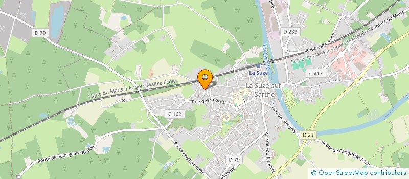 localisation de l'entreprise 920 116 951   VOIVRES-LES-LE-MANS