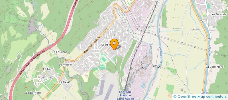 localisation de l'entreprise 920 156 452   CHATEAU-ARNOUX-SAINT-AUBAN