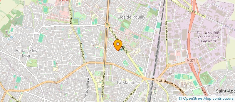 localisation de l'entreprise 920 165 511   LE BOUSCAT