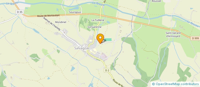 localisation de l'entreprise 920 166 840  à SALVAGNAC