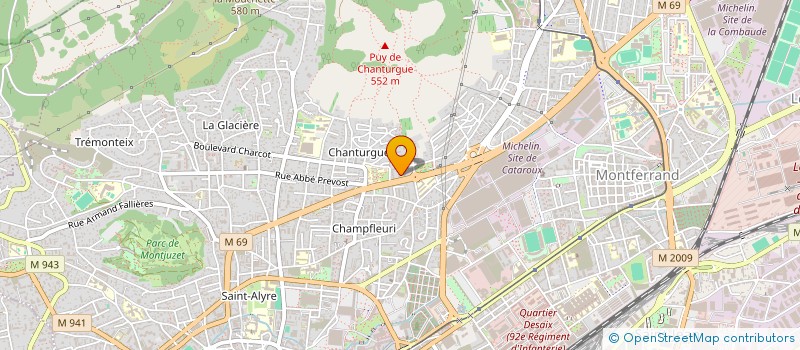 localisation de l'entreprise 920 171 014   CLERMONT-FERRAND