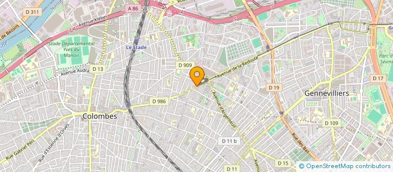 localisation de l'entreprise 920 187 929   COLOMBES