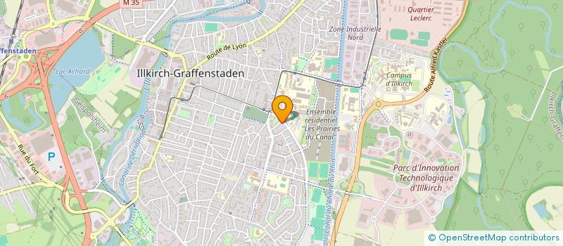 localisation de l'entreprise 920 203 213   ILLKIRCH-GRAFFENSTADEN