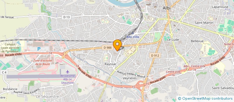 localisation de l'entreprise 920 208 592  à ALBI