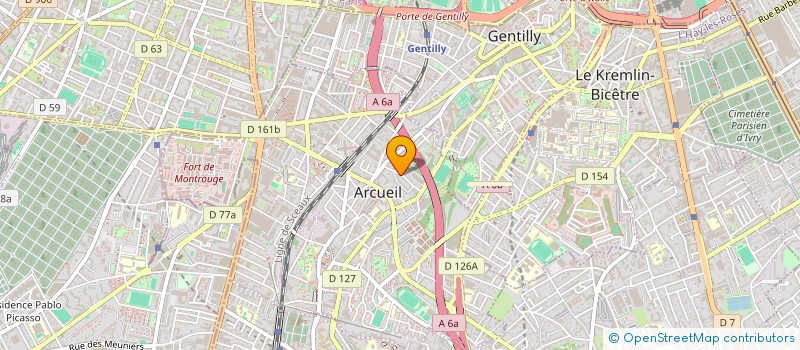 localisation de l'entreprise 920 219 896 à ARCUEIL