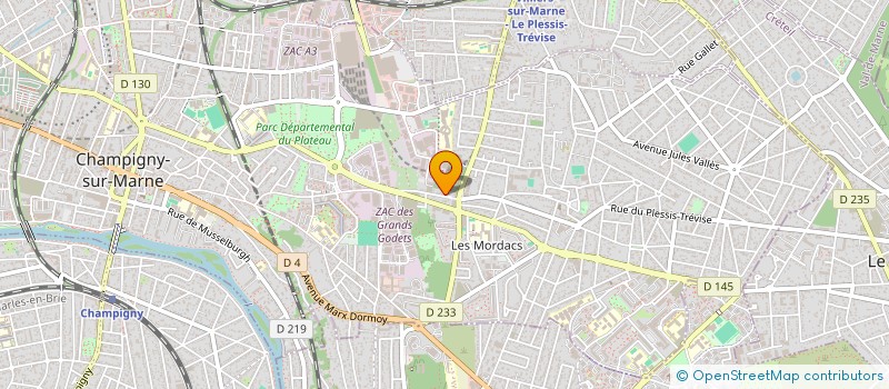 localisation de l'entreprise 920 230 117   CHAMPIGNY-SUR-MARNE