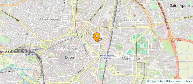 localisation de l'entreprise 920 250 644  à DIJON