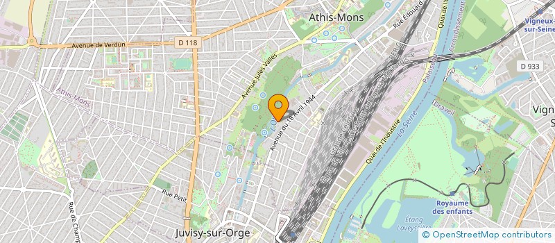 localisation de l'entreprise 920 252 178   ATHIS-MONS