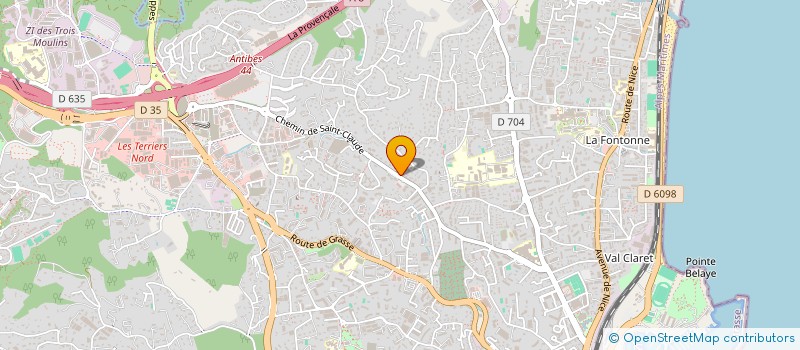 localisation de l'entreprise 920 289 006 à ANTIBES
