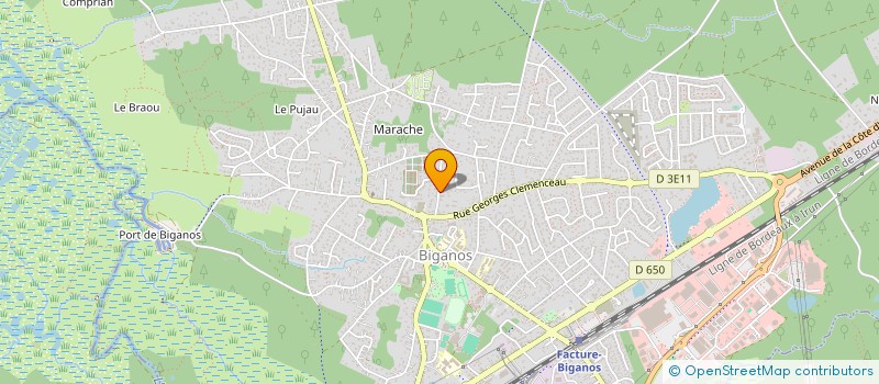 localisation de l'entreprise 920 309 689   BIGANOS