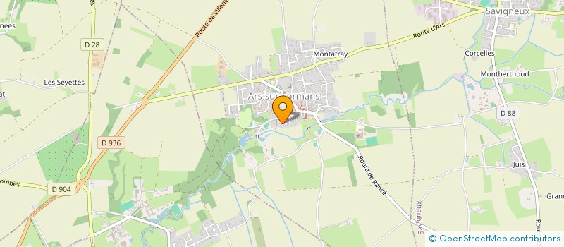 localisation de l'entreprise 920 327 798   ARS-SUR-FORMANS