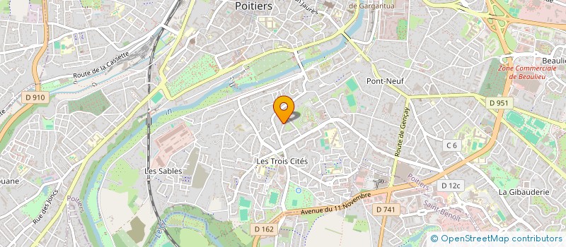 localisation de l'entreprise 920 367 158   POITIERS