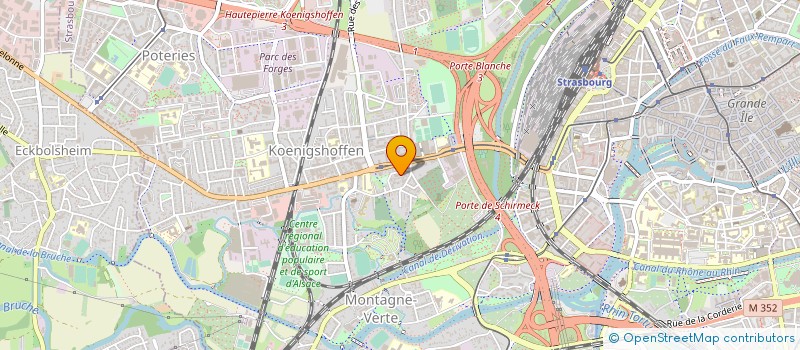 localisation de l'entreprise 920 407 608 à STRASBOURG