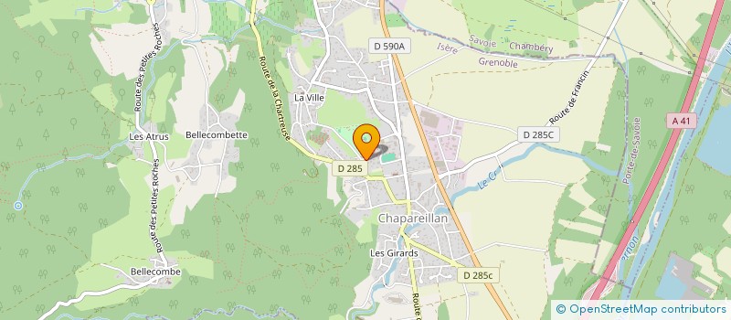 localisation de l'entreprise 920 409 661   CHAPAREILLAN