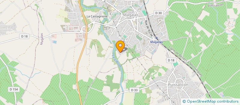 localisation de l'entreprise 920 410 016   MAGALAS