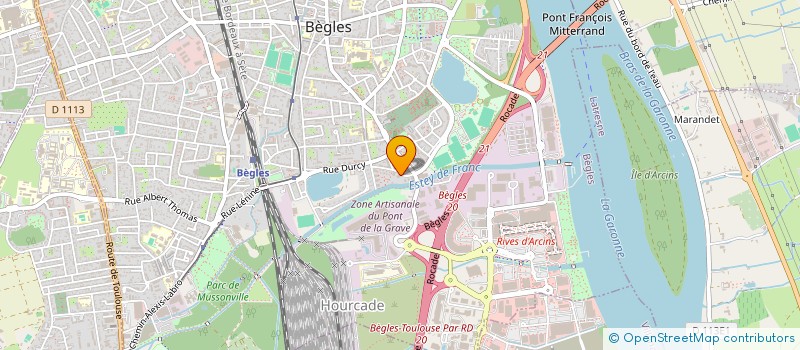 localisation de l'entreprise 920 410 859   BORDEAUX