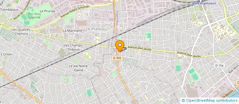 localisation de l'entreprise 920 412 830   ARGENTEUIL