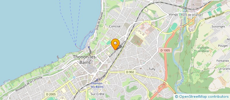 localisation de l'entreprise 920 426 103  à THONON-LES-BAINS