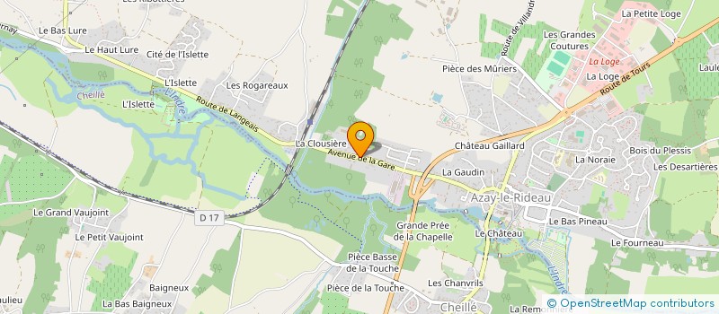 localisation de l'entreprise 920 428 034   AZAY-LE-RIDEAU