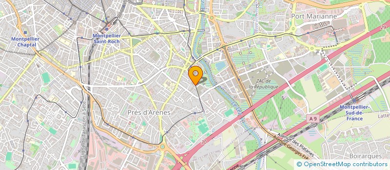 localisation de l'entreprise 920 433 331 à MONTPELLIER