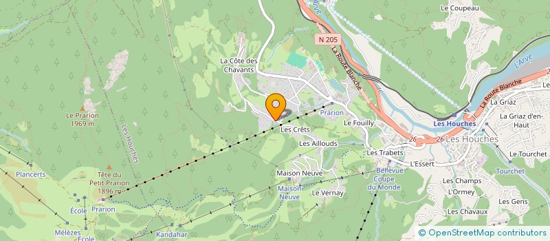 localisation de l'entreprise 920 435 948   LES HOUCHES