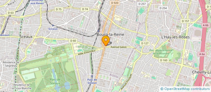 localisation de l'entreprise 920 436 458  à BOURG-LA-REINE