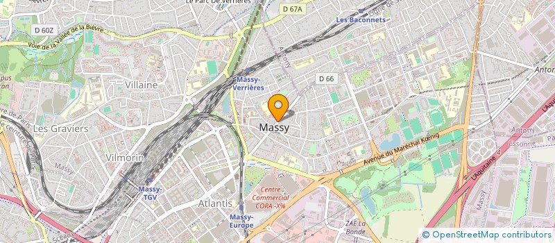 localisation de l'entreprise 920 447 745 à MASSY