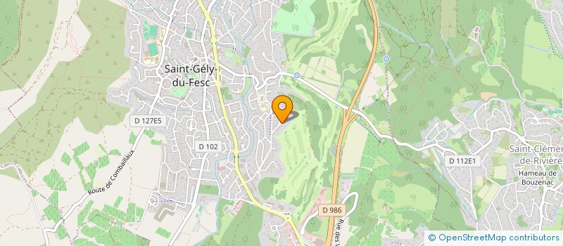 localisation de l'entreprise 920 470 994   SAINT-GELY-DU-FESC