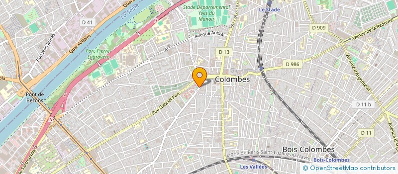 localisation de l'entreprise 920 480 407 à COLOMBES