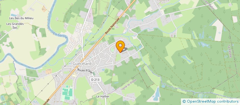 localisation de l'entreprise 920 485 562   GUECELARD