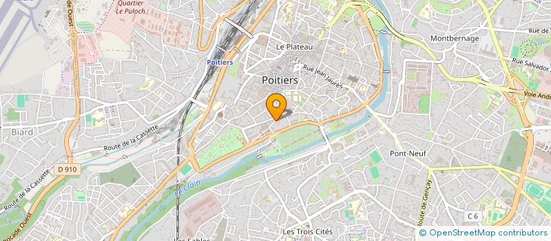 localisation de l'entreprise 920 492 188 à POITIERS