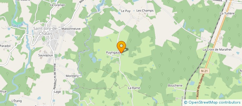 localisation de l'entreprise 920 492 717   CHALAIS