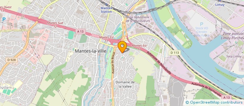 localisation de l'entreprise 920 518 818   MANTES-LA-VILLE