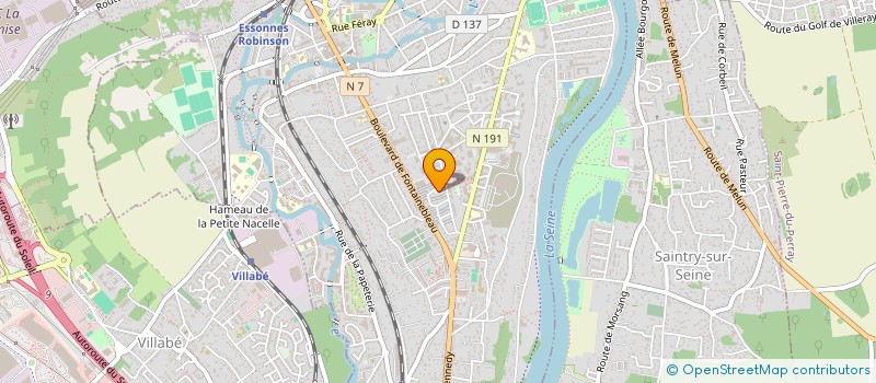 localisation de l'entreprise 920 519 329   CORBEIL-ESSONNES