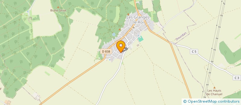 localisation de l'entreprise 920 546 793   LES GRANGES-LE-ROI