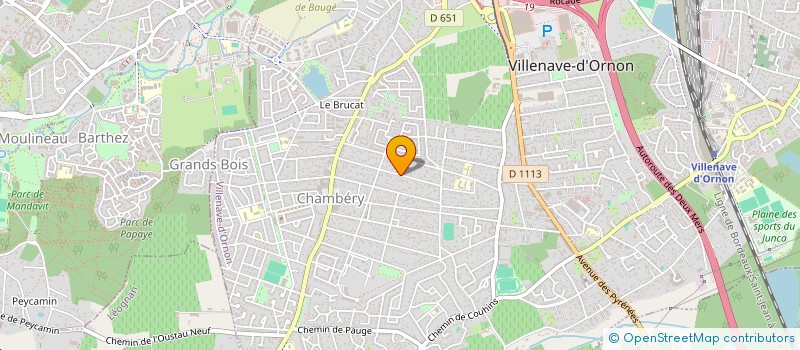 localisation de l'entreprise 920 553 021 à VILLENAVE-D'ORNON
