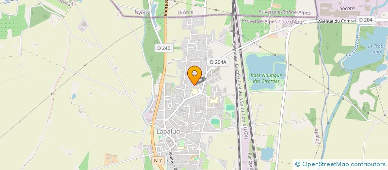 localisation de l'entreprise 920 559 606   LAPALUD