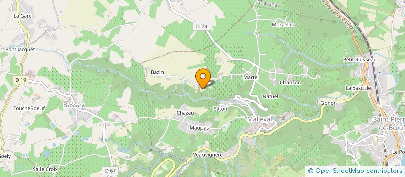 localisation de l'entreprise 920 561 438   MALLEVAL