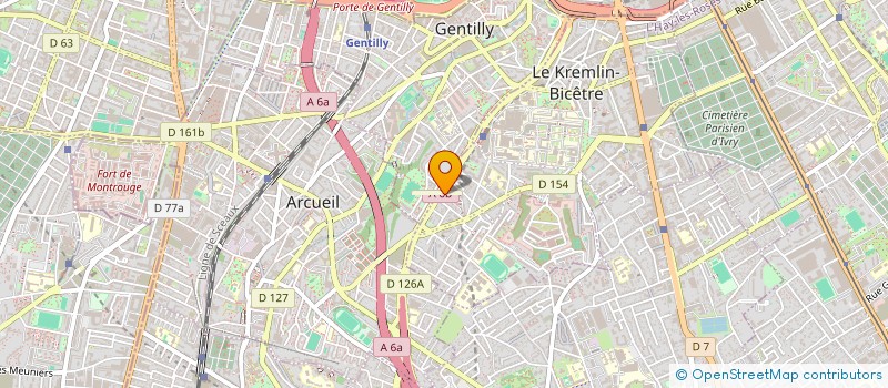 localisation de l'entreprise 920 580 610   LE KREMLIN-BICETRE