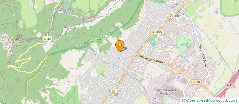 localisation de l'entreprise 920 581 618   CROLLES