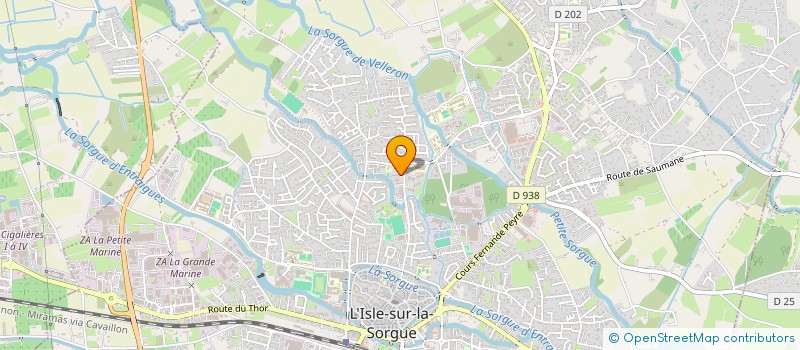 localisation de l'entreprise 920 592 730  à L'ISLE-SUR-LA-SORGUE