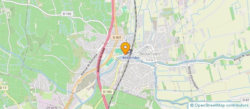 localisation de l'entreprise 920 595 055   BEDARRIDES