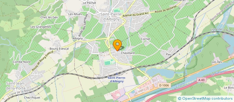 localisation de l'entreprise 920 623 527   SAINT-PIERRE-D'ALBIGNY