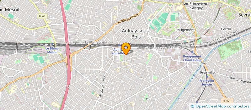 localisation de l'entreprise 920 627 189   AULNAY-SOUS-BOIS