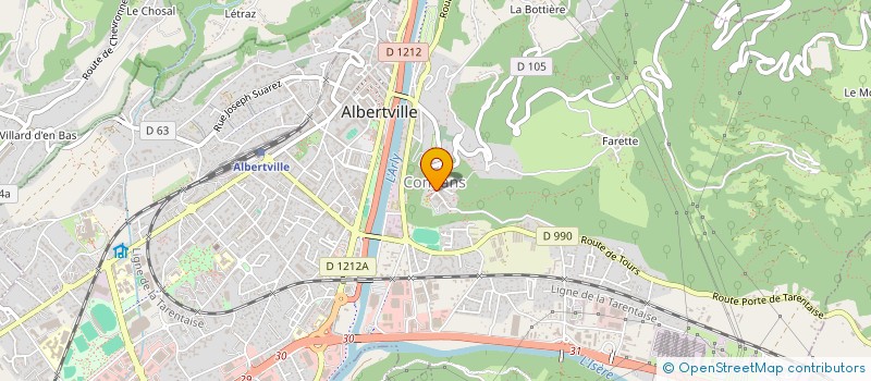 localisation de l'entreprise 920 628 708   ALBERTVILLE