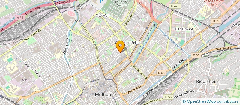 localisation de l'entreprise 920 682 218 à MULHOUSE