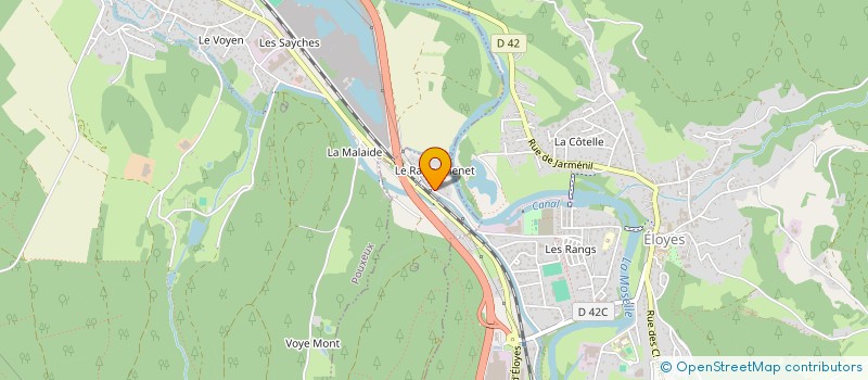 localisation de l'entreprise 920 699 469 à VAGNEY