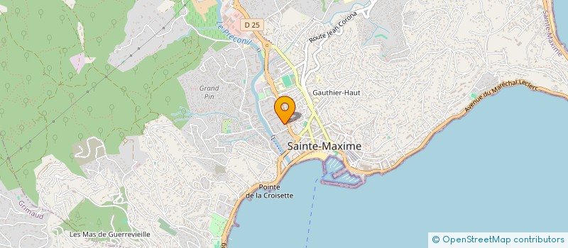 localisation de l'entreprise 920 701 810  à SAINTE-MAXIME